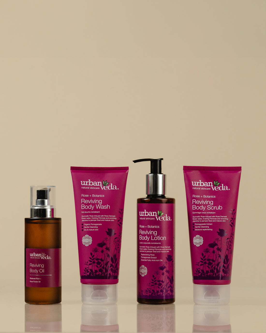 Reviving Ayurvedic Body Bundle - Body lotion, body scrub, body wash, body wash for dry skin, luxury body wash, best body wash for sensitive skin, body wash for sensitive skin, body lotion for dry skin, best body lotion for dry skin, best lotion for dry skin