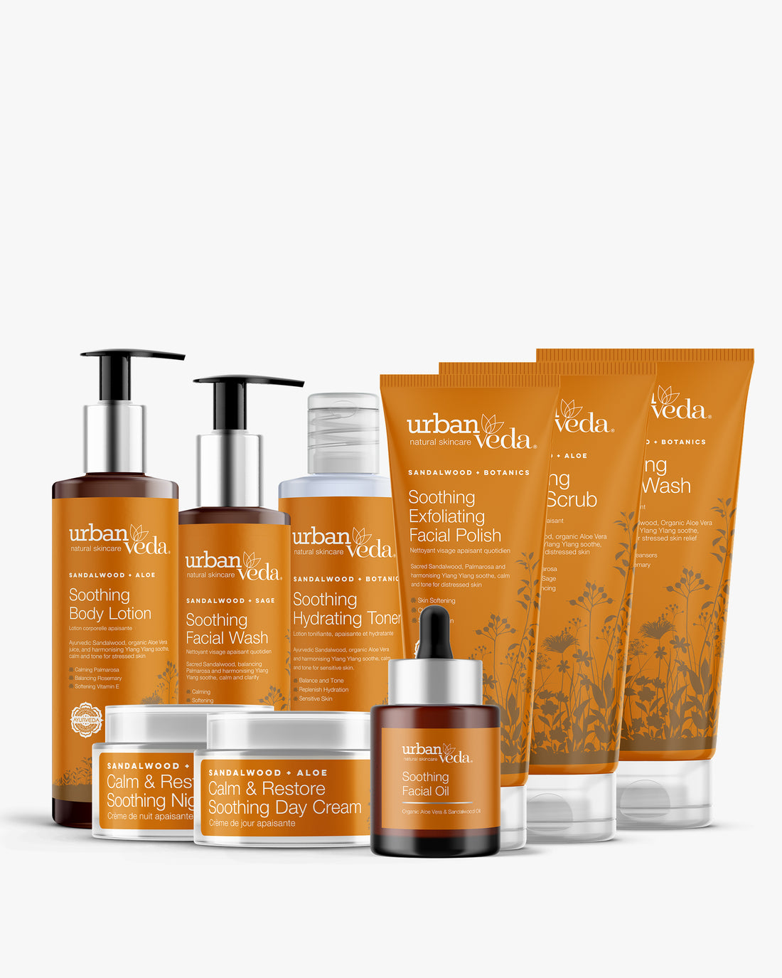 Brightening body lotion and exfoliating body scrub combo - Urban Veda