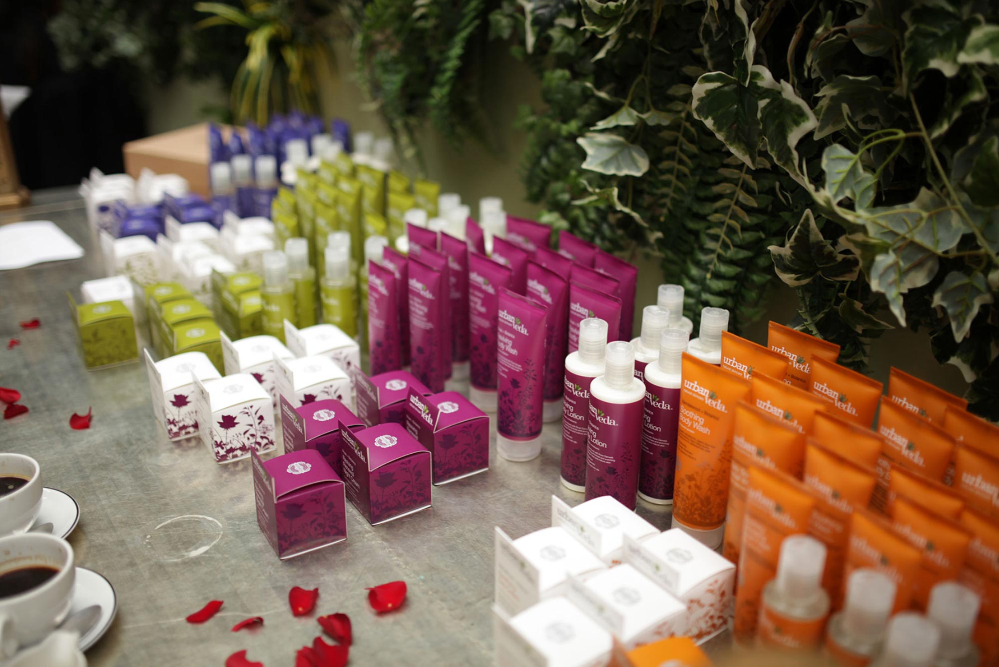 urban veda skincare launch party