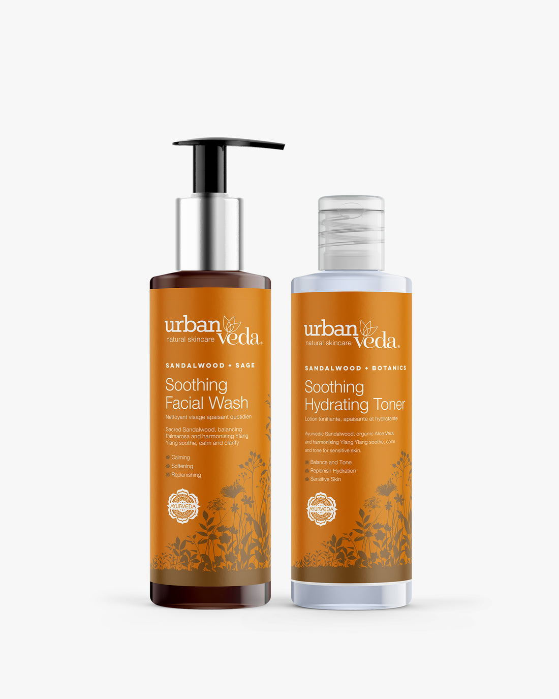 best face wash and hydrating toner for skincare routine - urban veda